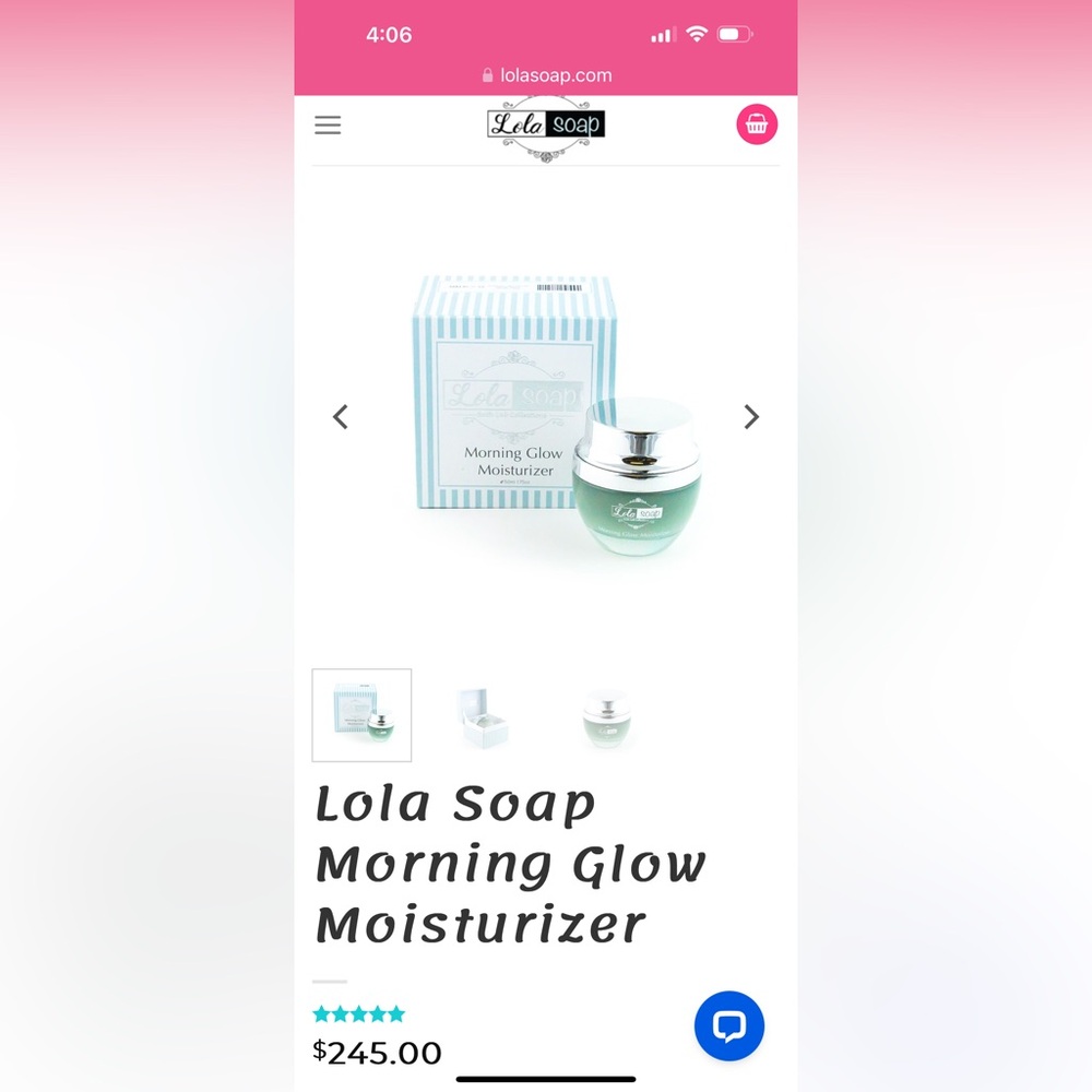 Lola Soap Morning Glow Moisturiser